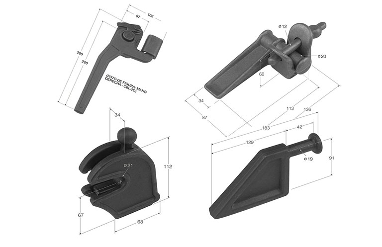 Rocker closures