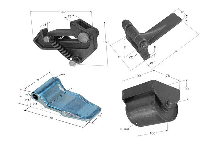 Container and tipper accessories